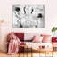 Grues japonaises rustiques, reproduction sur toile-823434598