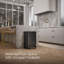 Reset 13 Gallon Kitchen Trash Can, Stainless Steel Hand Free Step Trash Can with Quiet-Close Lid-1150266218-1160717990