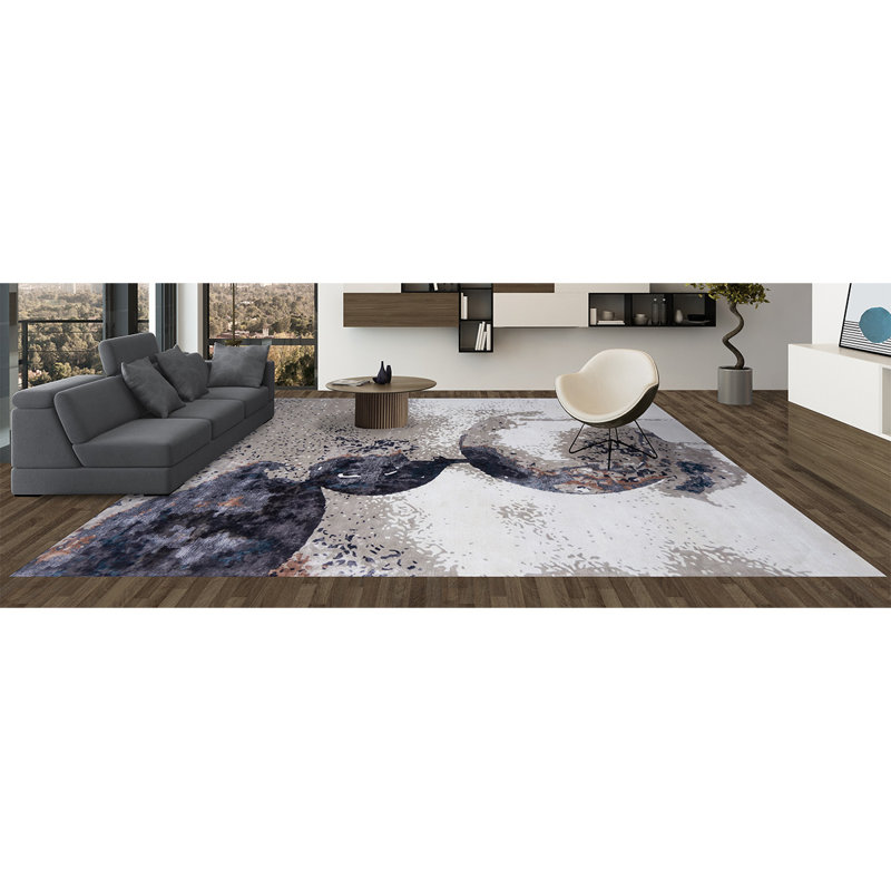 Abstract Area Rug, Rectangle 9' x 12'