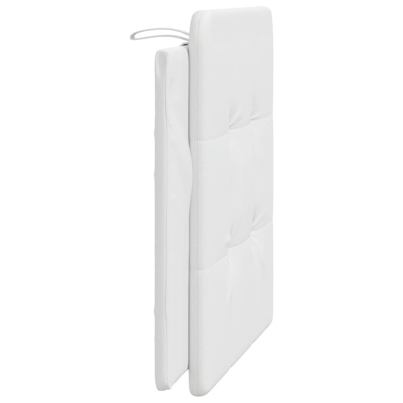 vidaXL Headboard Cushion White, Twin, White
