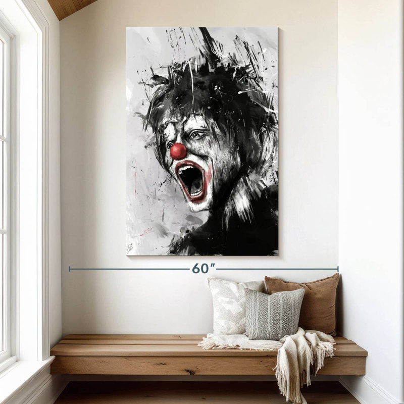 Kelan The Clown, 51" H x 34" W