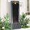 Fontaine de jardin 49 "H 49,6 po avec courbes et pierres naturelles