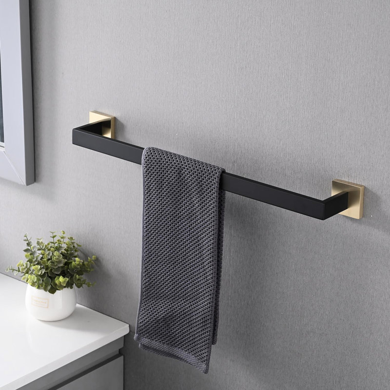 Quincaillerie de salle de bain 4 - 304, style moderne, Noir et or
