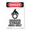 Oxidizer Storage Area Only Decal 10" X 7"