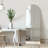 Luziano Solid Wood Arch Wall Mirror-97422330-97422331