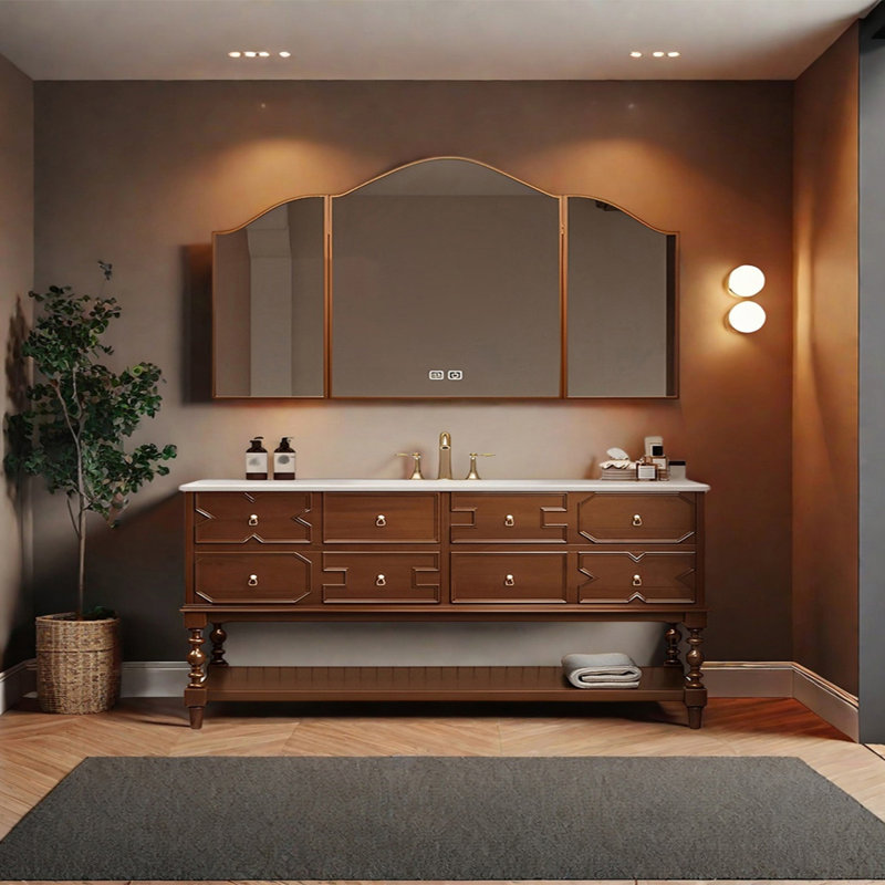 Armoire de salle de bain American, H 32,28 po x l 59,05 po x P 21,65 po