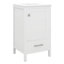 Ensemble de meuble-lavabo 18 po avec lavabo, ensemble de meuble-lavabo simple autoportant avec un tiroir et une tablette de rangement-549280895