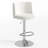 Counter Height Bar Stools, Kitchen Island Barstools Set Of 2, Adjustable Upholstered Swivel Counter Stool, Bar Height Island Chairs With Back & Footrest-1335647601