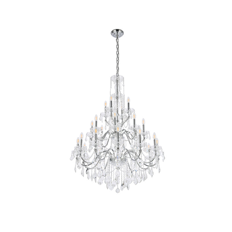 Dagmar 24 - Light Chandelier, Chrome, Royal Cut