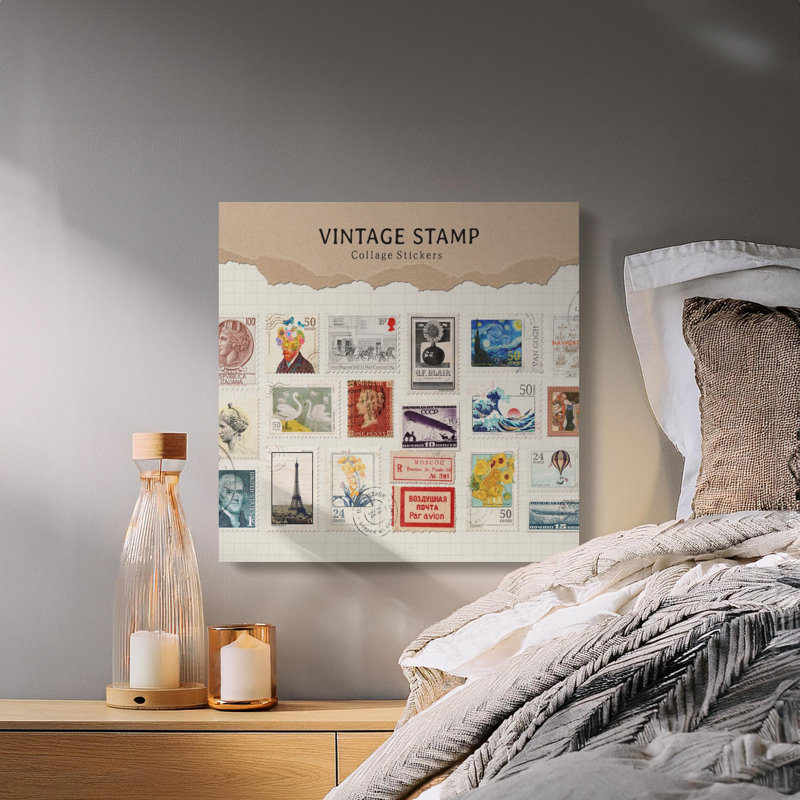 Permenter Wrapped Canvas Print Set, 6x6