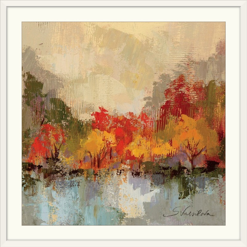 « ii » par silvia vassileva,, reproduction d’art Fall Riverside, H 20 po x l 20 po x P 1,5 po, Toile