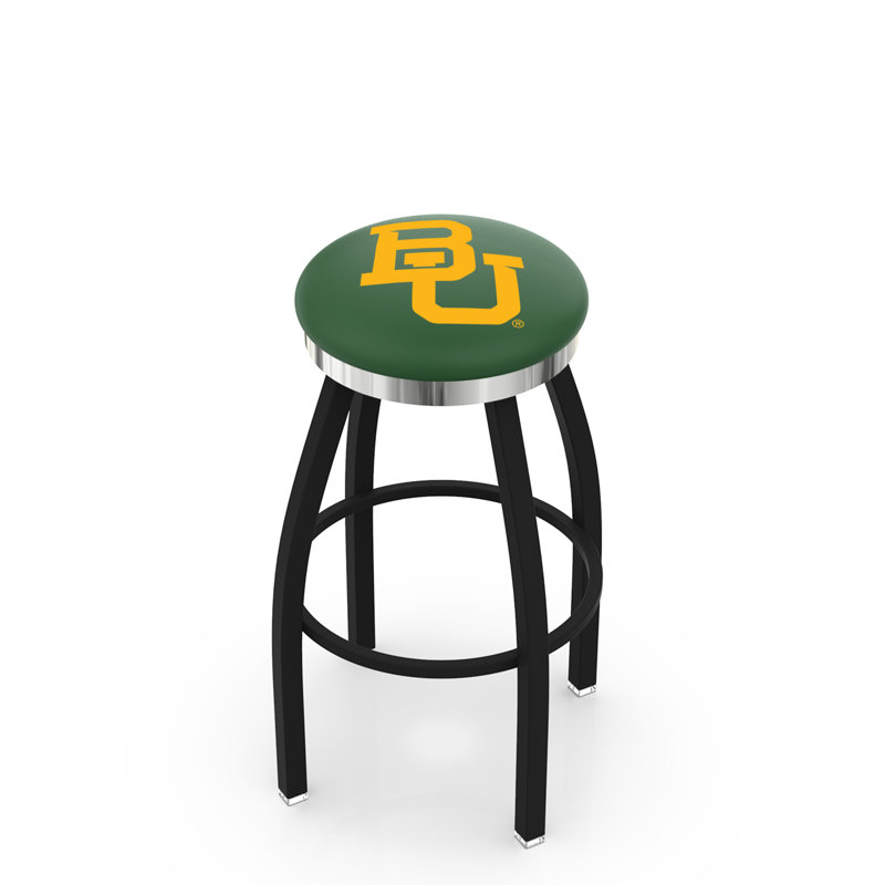 NCAA 36" Swivel Bar Stool, Baylor