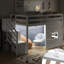 Lit mezzanine simple avec escalier de rangement et fenêtre-1576817452