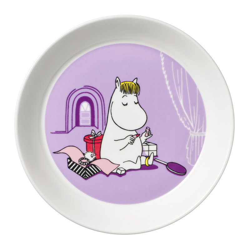 Moomin 7.7" Salad or Desert Plate Misabel Yellow