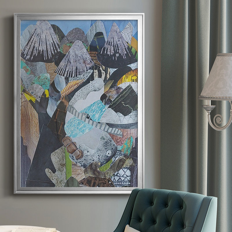 Arizona Highway, reproduction encadrée de qualité supérieure - prête à être accrochée, H 30,5 po x l 22,5 po, Argent