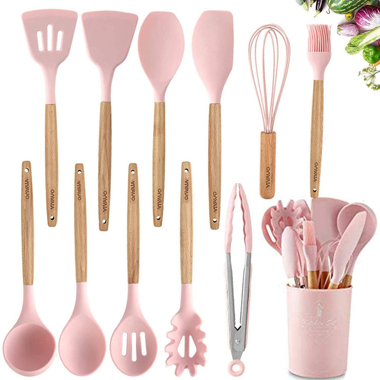 Hot Sale 13 PCS Silicone Kitchen Utensils Cooking Tool Set with