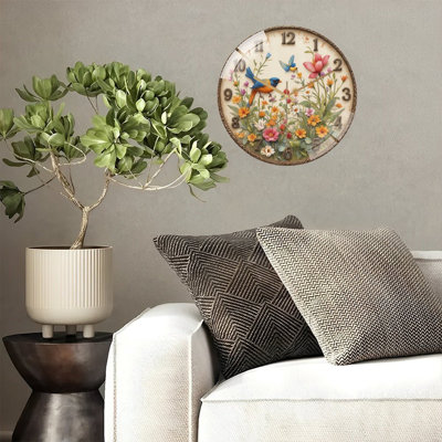 12'' Modern Glass Wall Clock