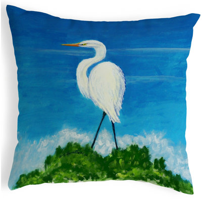  Housse et insert de coussin extérieur Great Egret