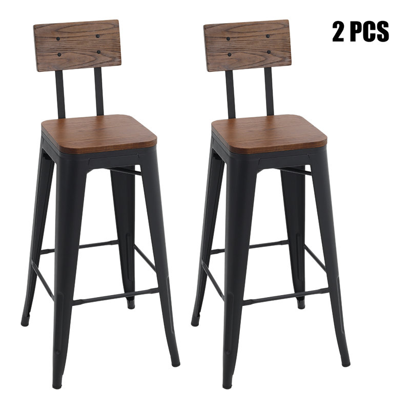 Tickhill Counter Stool with Metal Frame