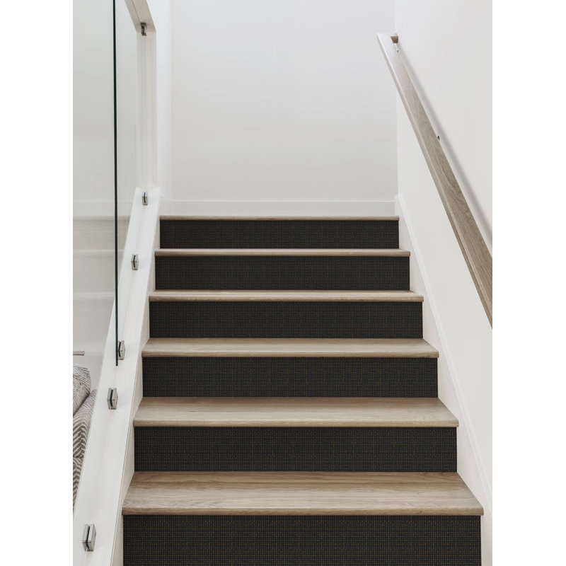 Montant d'escalier en toile de jute, H 7 po x l 48 po, Onyx