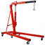 Grue de levage pliable pour moteur de 2 tonnes, grue pour atelier, grue en acier robuste avec 6 roulettes en fer (rouge)-129873831