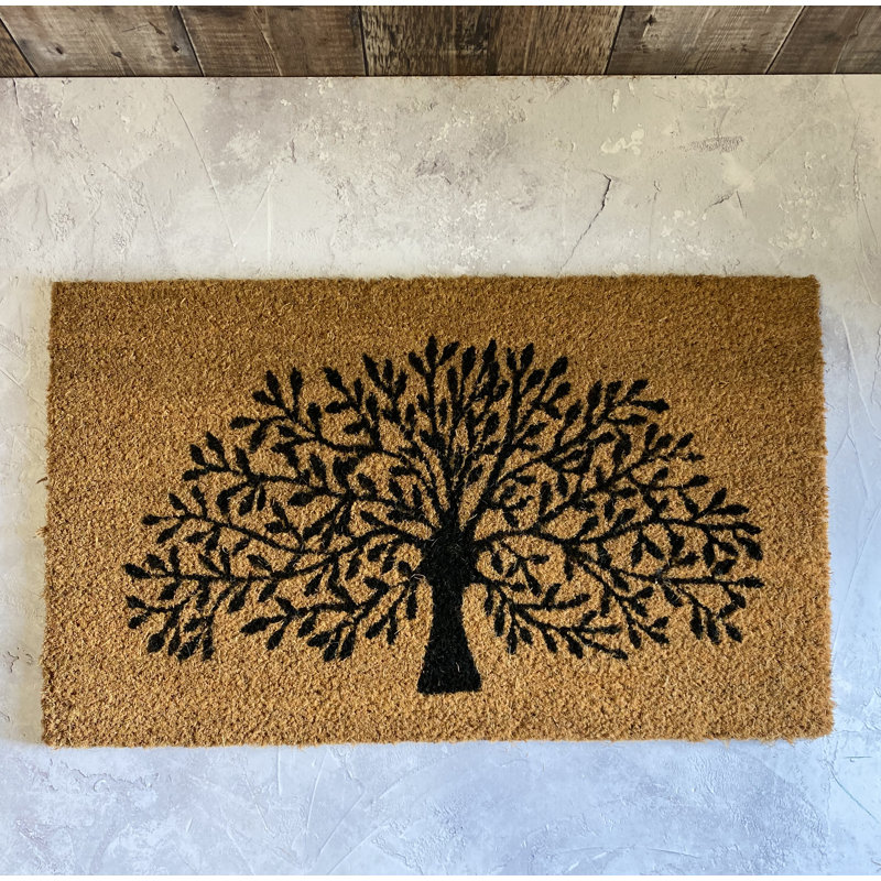 Springville Non-Slip Floral Doormat