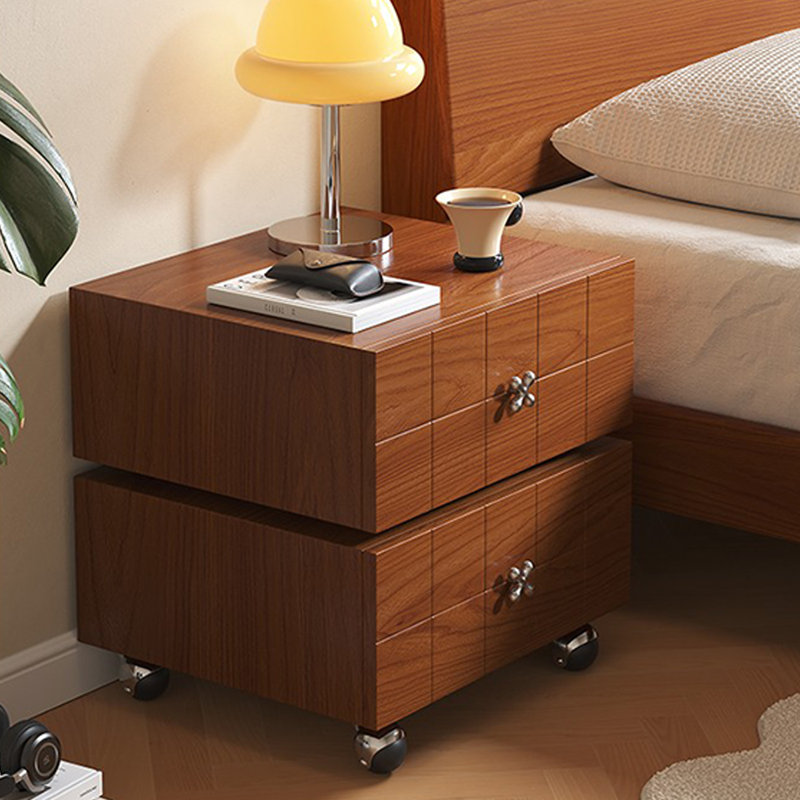 Table de bout Modern, Brun noisette
