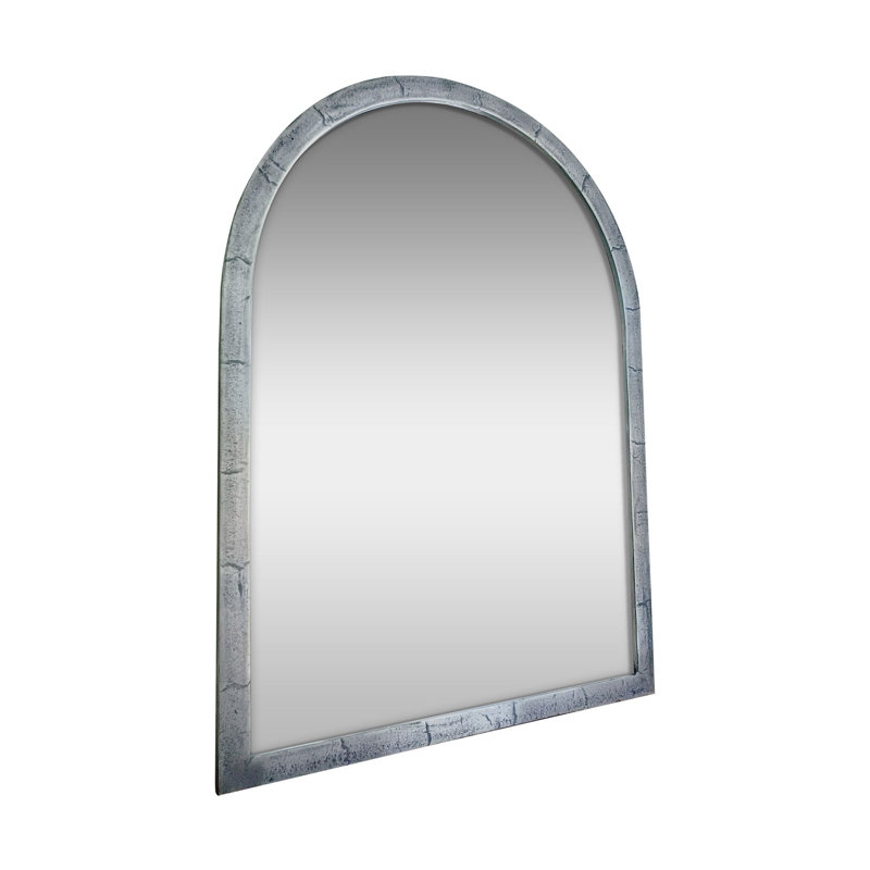 Hera Antiqued Metal Arch Mirror