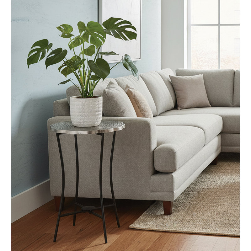 Cast Plant Stand - Pewter