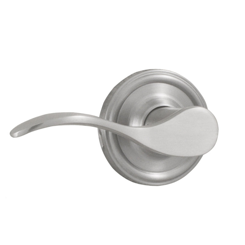 Poignée de porte Bordeau, Nickel satiné, Gauche