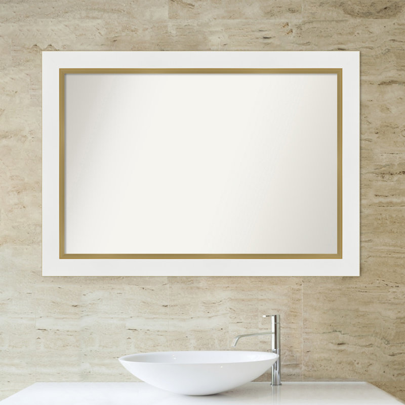 Miroir de salle de bain mural Eva, H 29,25 po x l 41,25 po