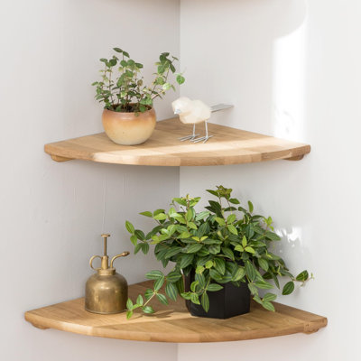 Ruzmira Wood Floating Shelf