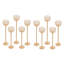 Ensemble de porte-bougie 10 pièces en métal et verre-398777482-398777520