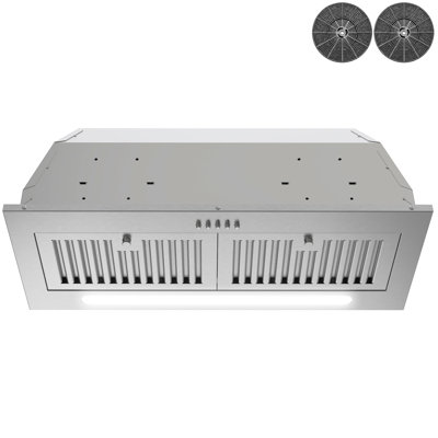 Hottes de cuisine convertibles en acier inoxydable avec filtre à charbon AKDY 30 pouces 319 CFM