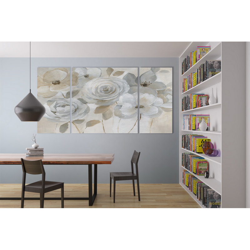 Ligne de refrain - reproduction sur toile, H 24 po x l 48 po x P 1,5 po