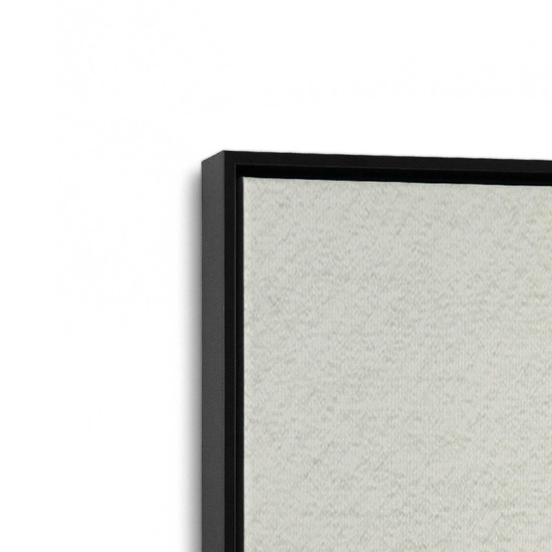 Whispering Ridge Silhouette Set of 2 Canvas Prints in a Black Frame, 32" x 32", Noir satiné, H 33 po x l 66 po