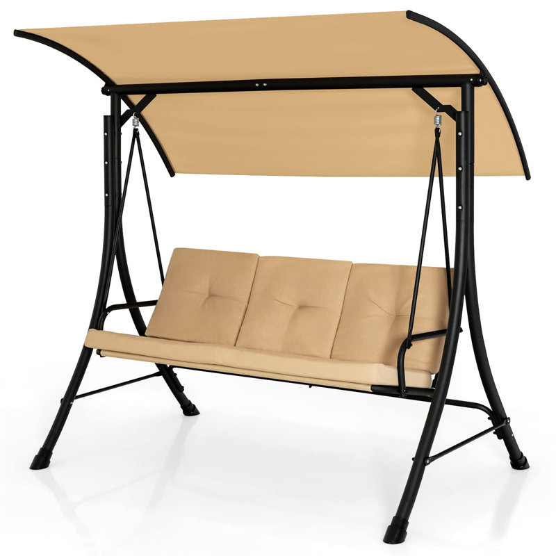 3 Person Porch Swing with Canopy