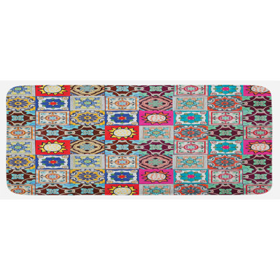Eclectic Polyester Kitchen Mat