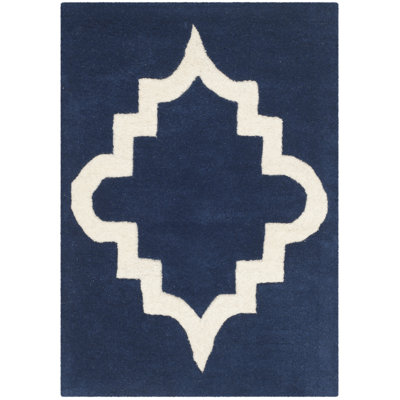 Carolene Hand Tufted Wool Geometric Rug