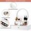 Ensemble de coiffeuse avec miroir Tunnelhill