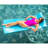 TRC Recreation Splash 70 Inch Foam Raft Lounger Swimming Pool Float Mat, Yellow-55957038