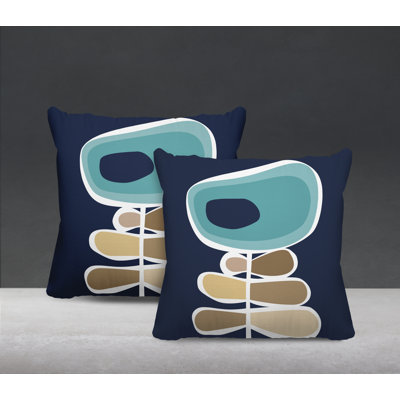 Polyester/Polyester Blend Throw Square Indoor/Outdoor