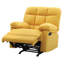 Fauteuil inclinable moderne jaune avec accoudoirs rembourrés-295579335