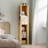 Rotating Wardrobe With Large Mirror, 360-Degree Swivel
