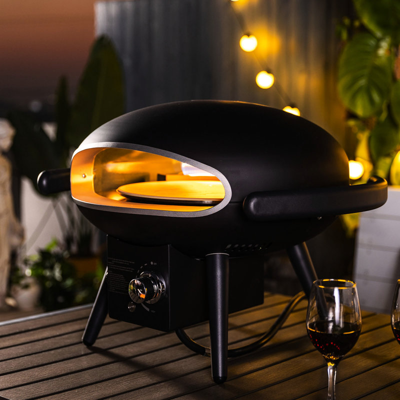 Four à pizza portatif au gaz pour les événements: 12 pouces avec tuyau et four extérieur à chauffage rapide: outil de cuisson