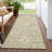 Chroma Brown Washable Indoor-Outdoor Rug - -23254767