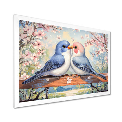 Décoration murale Love Birds Springtime Blooms II - Bird