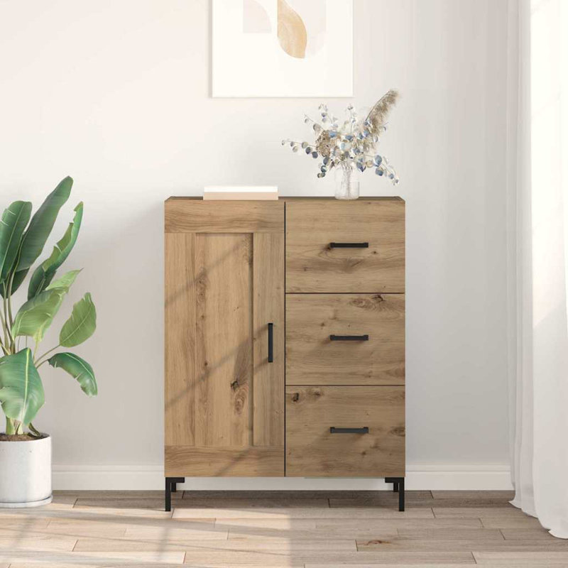 Rectangle Sideboard Accent Chest, Artisan Oak