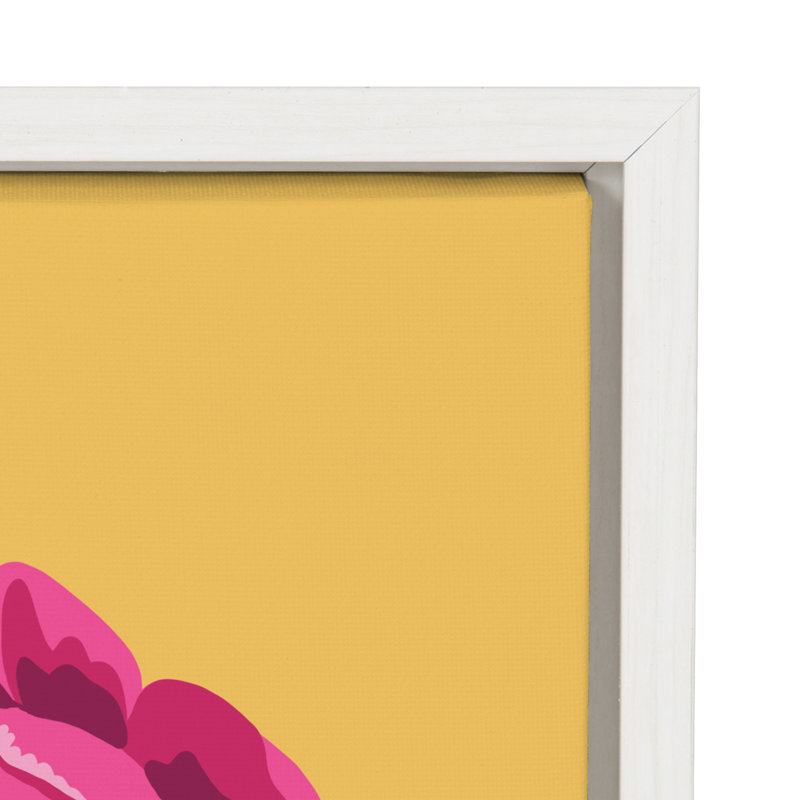 «Bright Peony» par Maria Filar, reproduction d'art sur toile encadrée