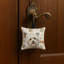 Ornement suspendu en tissu de café carré de coton 3,5 x 3,5 Coton de Tulear-2087200814